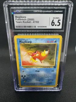 Pokemon Magikarp Team Rocket 47/82 CGC 6.5 2000 TCG Uncommon Card - Image 1