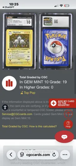 Pokemon Magneton Base Set Holo 1st Edition - Image 3