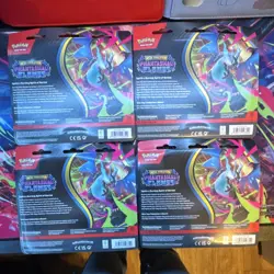Pokemon TCG Mega Evolution Phantasmal Flames Booster 3-Pack w Weavile Promo - Image 2