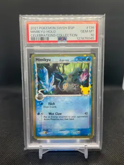 Pokemon Mimikyu Delta Species SWSH136 Sword & Shield Promo PSA 10 - Image 1