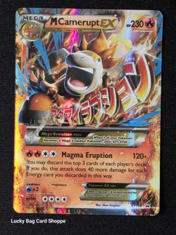 M Camerupt EX - XY198 XY Promos Pokemon TCG LP B1 - Image 1
