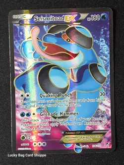 Seismitoad EX 106/111 Full Art - XY - Furious Fists Pokemon TCG MP - Image 1