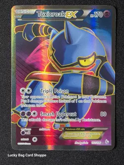 Toxicroak EX 102/106 Full Art - XY - Flashfire Pokemon TCG NM - Image 1