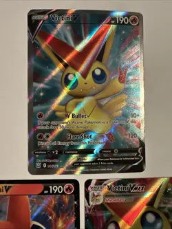 Pokemon VICTINI 3 Card Lot ~ VMAX V Full Art - Image 4