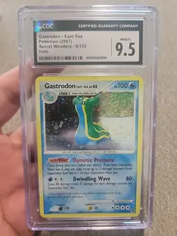 2007 Pokemon Secret Wonders #8/132 Gastrodon East Sea Holo CGC 9.5 MINT+ - Image 1