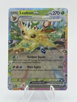 Pokemon TCG Leafeon Prismatic Evolutions 006/131 Double Rare Holo - NM - Image 1