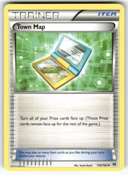 Town Map XY - BREAKthrough Uncommon Pokemon Lightly played - Image 1