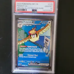 Pokemon Pidgeot ex Obsidian Flames Special Illustration Rare Holo PSA 10 225/197 - Image 1