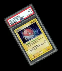 2004 Pokemon EX VOLTORB HOLO (SWIRL) FIRE RED & LEAF GREEN 85/112! PSA 9 MINT! - Image 1