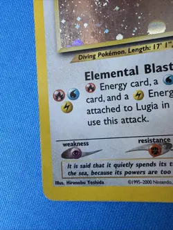 2000 Pokemon Lugia Neo Genesis 9/111 Holo Unlimited!! - Image 4