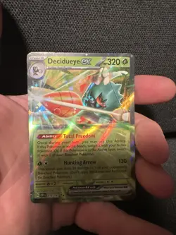 Decidueye ex - 015/197 Obsidian Flames Double Rare Pokemon - NM/MINT - Image 3