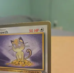 Meowth - (Gold Bordered ) Promo Vintage Pokemon Jungle Set MP make offer - Image 3