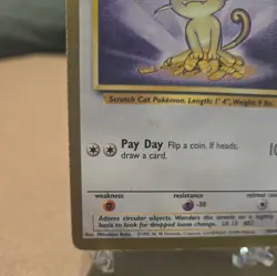Meowth - (Gold Bordered ) Promo Vintage Pokemon Jungle Set MP make offer - Image 5