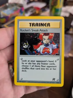 Pokemon TCG Rocket's Sneak Attack 16/82 Holo Team Rocket Rare NM - Image 1