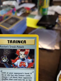 Pokemon TCG Rocket's Sneak Attack 16/82 Holo Team Rocket Rare NM - Image 2