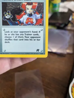 Pokemon TCG Rocket's Sneak Attack 16/82 Holo Team Rocket Rare NM - Image 3