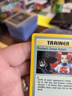 Pokemon TCG Rocket's Sneak Attack 16/82 Holo Team Rocket Rare NM - Image 5