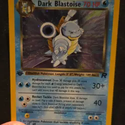 Dark Blastoise 3/82 1st Edition Team Rocket Unlimited Holo Pokemon TCG NM - Image 3