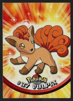 POKEMON Topps TV Animation VULPIX and NINETAILS #37-38 Pair NM/M - Image 3