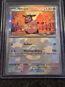 Pokemon TCG Miltank 081/131 Poke Ball Reverse Holo Paldea Evolved NM - Image 2
