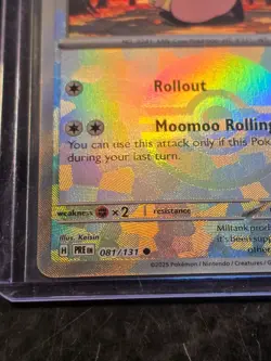 Pokemon TCG Miltank 081/131 Poke Ball Reverse Holo Paldea Evolved NM - Image 4