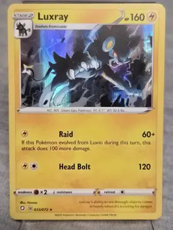 Luxray 33/72 Pokemon Holo 2021 Shining Fates - NM - Image 1