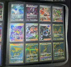 POKEMON PALDEAN FATES MASTER SET 100% COMPLETE WITH PROMOS & BINDER - Image 1