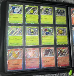 POKEMON PALDEAN FATES MASTER SET 100% COMPLETE WITH PROMOS & BINDER - Image 3