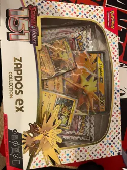 pokemon sealed Zapdos ex collection, mint condition, scarlet and violet 151. - Image 1