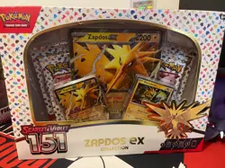 pokemon sealed Zapdos ex collection, mint condition, scarlet and violet 151. - Image 5