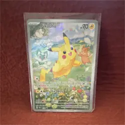 Pokemon Pikachu Promo Full Art Holo 70 HP Sv: Scarlet & Violet 088 - Image 1