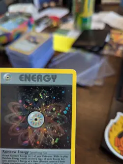 Pokemon TCG Rainbow Energy 17/82 Team Rocket Holo Rare NM Condition WOTC - Image 2