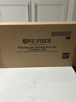 One Piece Playmat and Storage Box Set Trafalgar Law Sealed Ships Same Day - Image 1