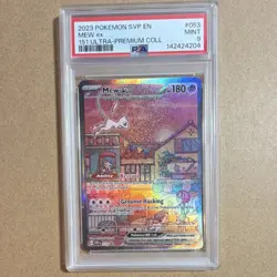 Pokemon Mew ex EX Holo Promo 053 Sv: Scarlet & Violet PSA 9 Basic Card 2023 - Image 1