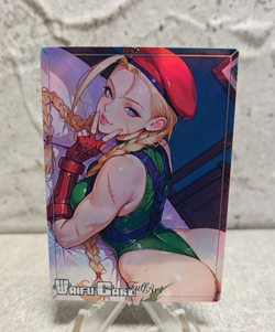 Cammy Trading Card Waifu Goddess Story Anime Girl holo Karte Manga Full Art - Image 1