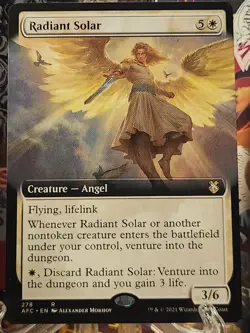 Radiant Solar (Extended Art) - Near Mint English MTG - Image 1
