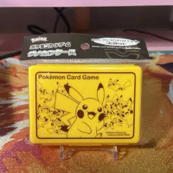 Pokemon TCG Card Game Damage Counter Marker Case Box Storage Pikachu Kanto 3.7in - Image 1