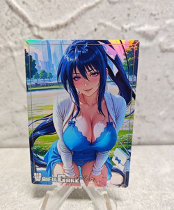 Akeno Himejima Trading Card Waifu Goddess Story Anime Girl holo Karte Manga Full - Image 1