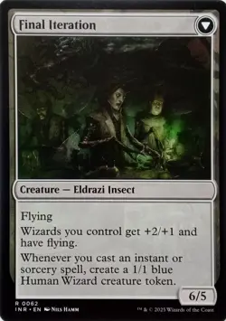 0062 DOCENT OF PERFECTION / FINAL ITERATION RARE INNISTRAD REMASTERED MTG CARD - Image 2