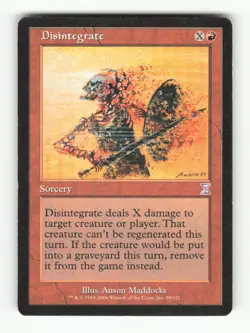 Disintegrate S Timeshifted 58 MP Normal MTG - Image 1