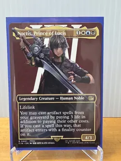 MTG FINAL FANTASY #401 Noctis, Prince of Lucis (Borderless) NM - Image 1