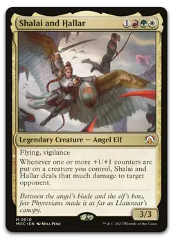 Shalai and Hallar #10 (NM) March of the Machine MOC Magic MTG - Image 1