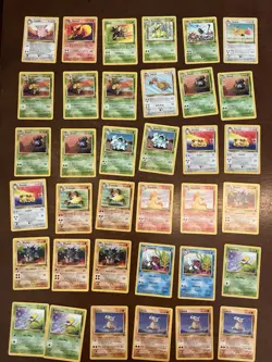 Pokemon Card Lot WOTC Vintage Jungle 91 Cards - Image 1