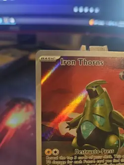 Pokemon TCG Iron Thorns 098 Scarlet & Violet Promo Card Holo NM - Image 2