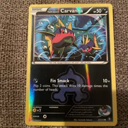 Team Aqua's Carvanha - 20/34 [Double Crisis] Pokemon TCG - REVERSE HOLO - LP - Image 1