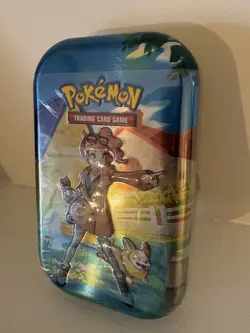 Pokemon Crown Zenith Mini Tin Sonia & Yamper Trading Card Game 2023 - Image 4