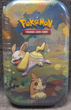 Pokemon Mini Tin Galar Pals Yamper & Morpeko Contains 2 TCG Booster Packs - Image 1