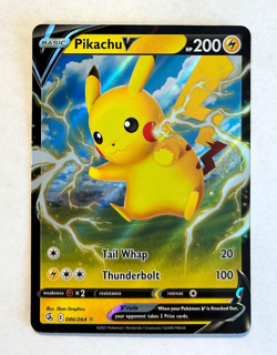 Pokemon Fusion Strike - PIKACHU V - 086/264 - NM - Image 1