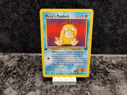 Pokemon Gym Challenge 90/132 Misty's Psyduck Trading Card 1st Edition - Image 1