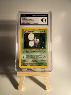Pokemon TCG Jumpluff Holo Rare Card 7/111 Neo Genesis Graded - Image 1
